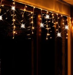 Bozicno novoletna LED zavesa zunanja