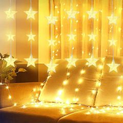 Led svetlobna zavesa zvezdice