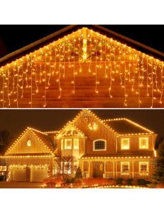 Led svetlobna zavesa toplo bela