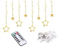 LED Svetlobna Zavesa z Zvezdami