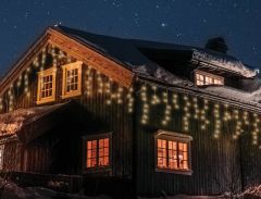 LED božično novoletna zavesa