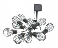 Komplet solarnih luči / 10 kosov / veriga 6m / Toplo bela 1