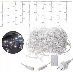 Svetlobna zavesa modra + hladno bela