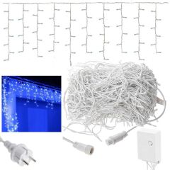 Led svetlobna zavesa modra 500 led 17m