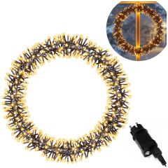 Božični LED venček 300 lučk, Ø 40 cm