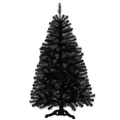 Črna novoletna jelka 150 cm
