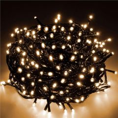 Zunanja Božično-novoletna LED veriga / 25m / 500 LED / 220V / Toplo-hladno bele